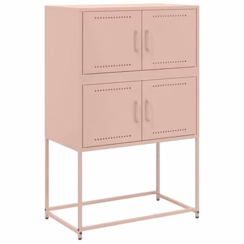 vidaXL Industrial Pink Metal Sideboard W/D/H: 68.5 x 38.5 x 107 cm