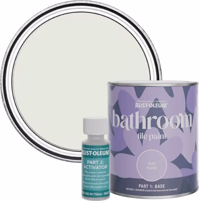 Rust-Oleum Bathroom Tile Paint in Matt Finish, Sage Mist Green, 0.75 l