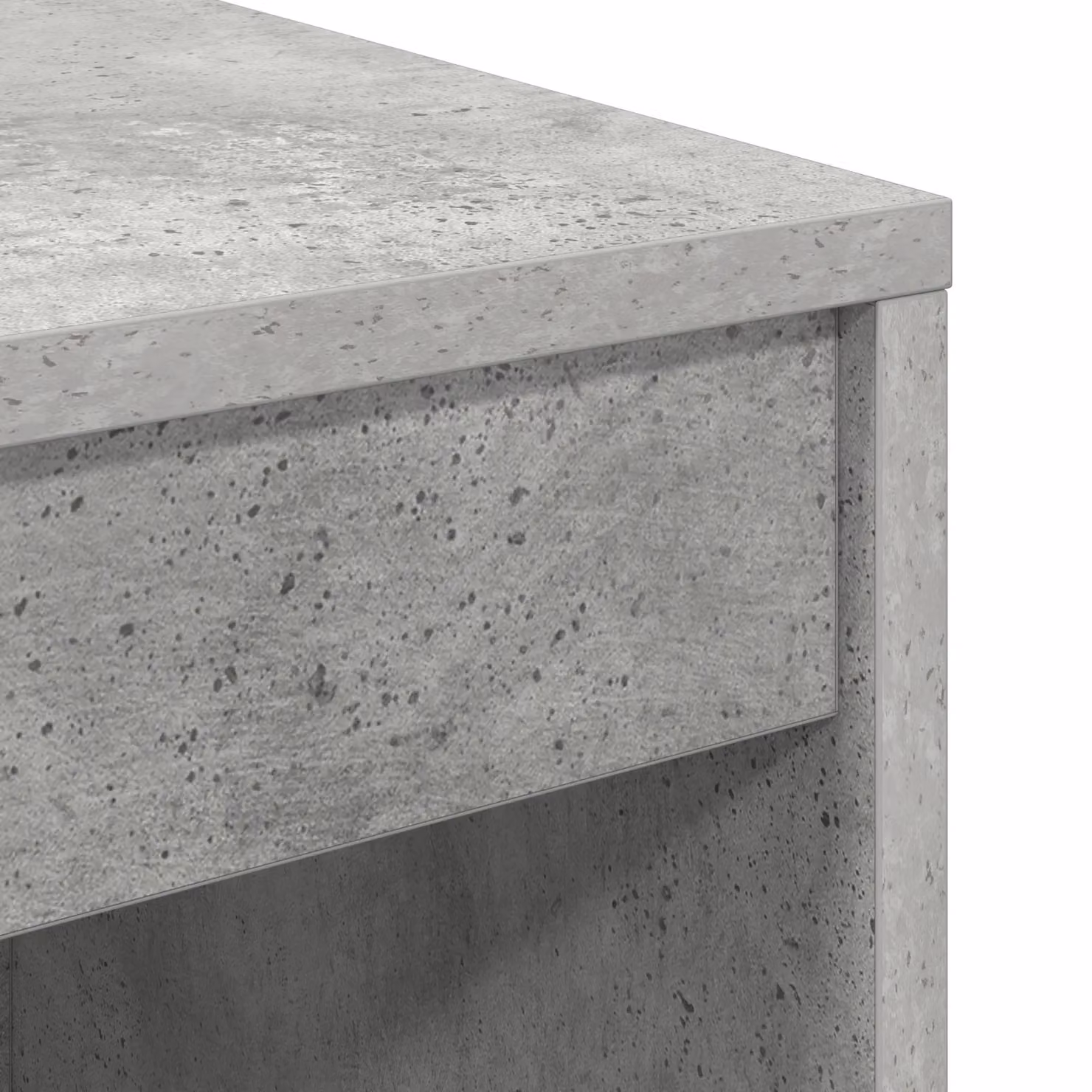 Berkfield Home Modern Writing Desk in Grey Concrete Finish, W/D/H: 80 x 40 x 76 cm – 2