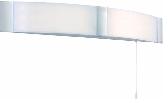 Netlighting Onan LED Bathroom Wall Shaver, 6W, Chrome and Grey, IP44
