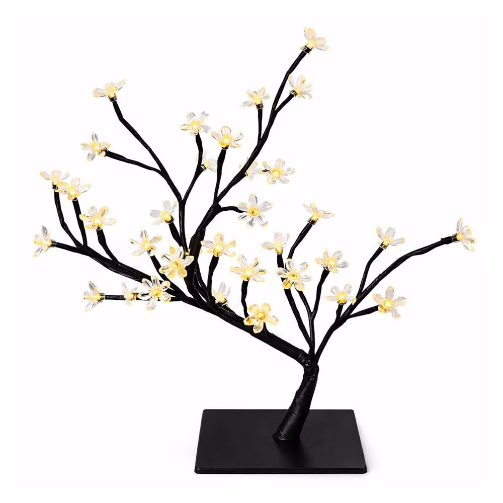 Simpa Cherry Blossom Bonsai Style Tabletop Lamp with 32 LED Lights in Warm White – 2