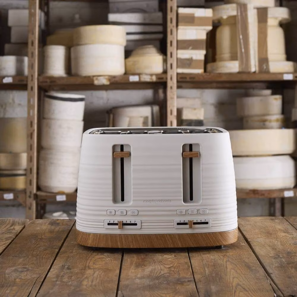 Morphy Richards Clay 4 Slice Toaster in White – 2