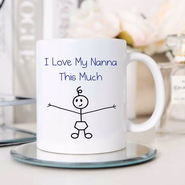 60 Second Makeover Limited I Love My Nanna This Much Boys Mug in White
