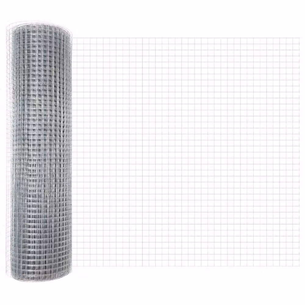 Berkfield Home Single-Bar Welded Wire Fence, Galvanised Steel, Silver, H: 60 cm x L: 25 m – 2