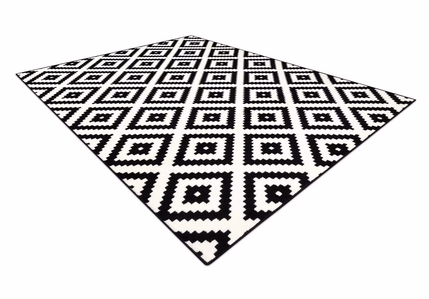 RugsX Morad Vintage Rectangular Rug in Black, W: 160 cm, L: 220 cm – 3