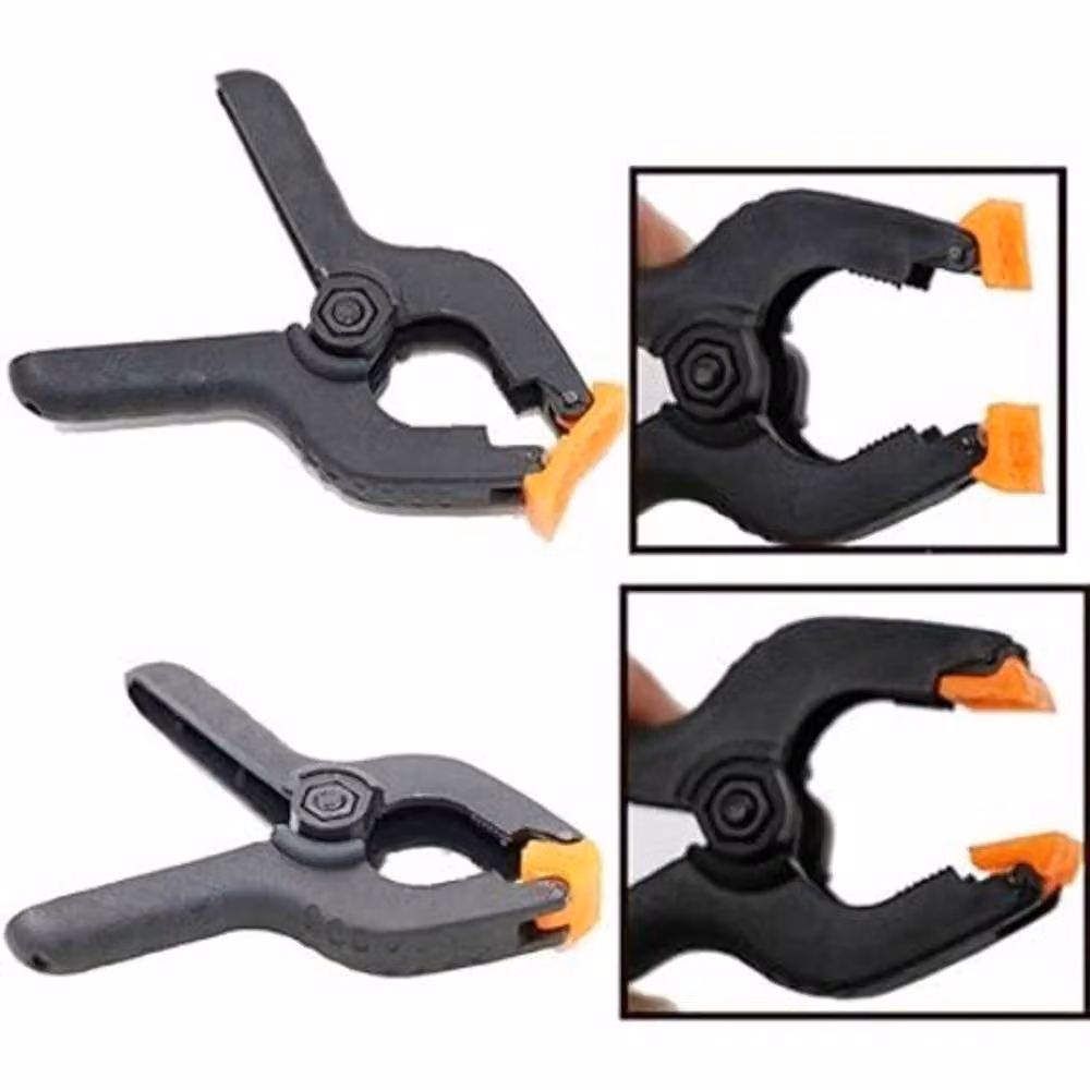 VOGREX 12-Piece Heavy Duty Spring Clamps in Black, 150mm x 150mm – 4