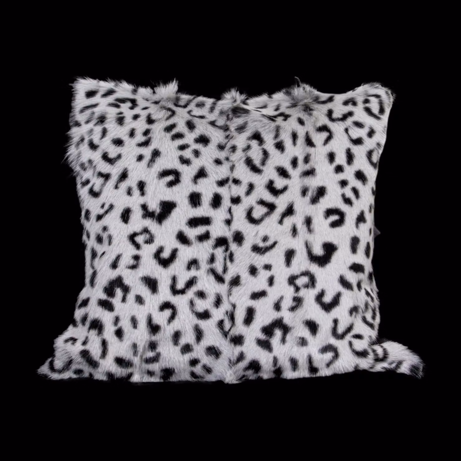 Native Natural Grey Leopard Print Square Cushion, W/D/H: 45 x 45 x 45 cm – 2