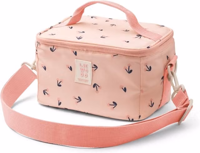 Liewood Toby Medium Thermal Bag in Pink Cherry Heart / Rosey