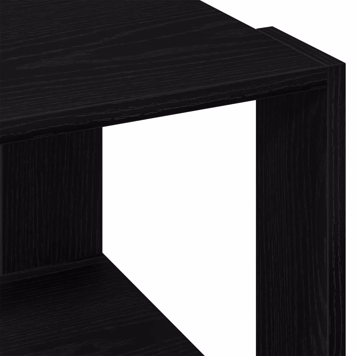 Berkfield Home Black Oak Coffee Table, W/D/H: 40 x 40 x 30 cm – 4