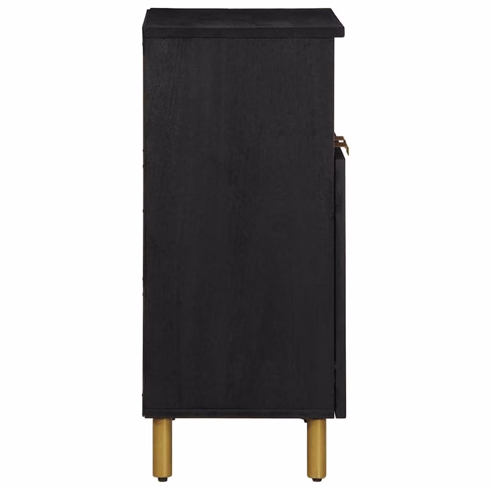 Berkfield Home Modern Black Sideboard, W/D/H: 60 x 33 x 75 cm – 2