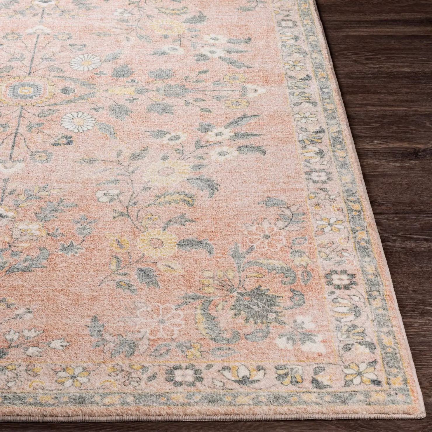 Livabliss Erin Traditional Boho Living and Dining Rug in Green, Grey and Sand, W: 200 cm, D: 275 cm – 3