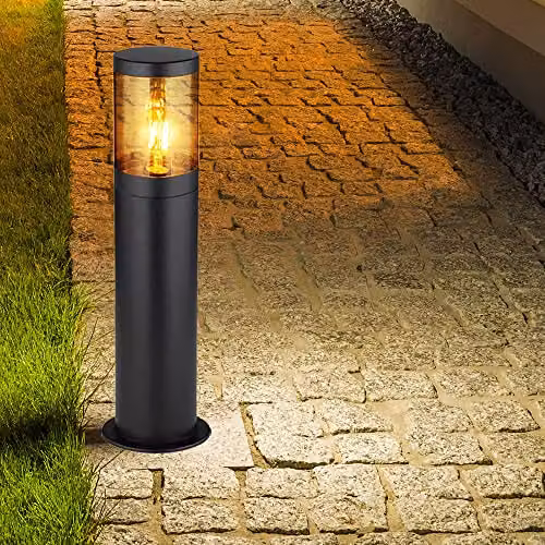 Netlighting Xeloo Outdoor Bollard Lamp in Black, IP44, Height: 50 cm – 3