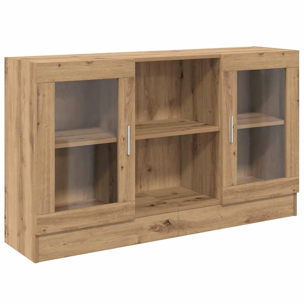 Berkfield Home Artisan Oak Sideboard in Brown, W/D/H: 120 x 30.5 x 70 cm – 3
