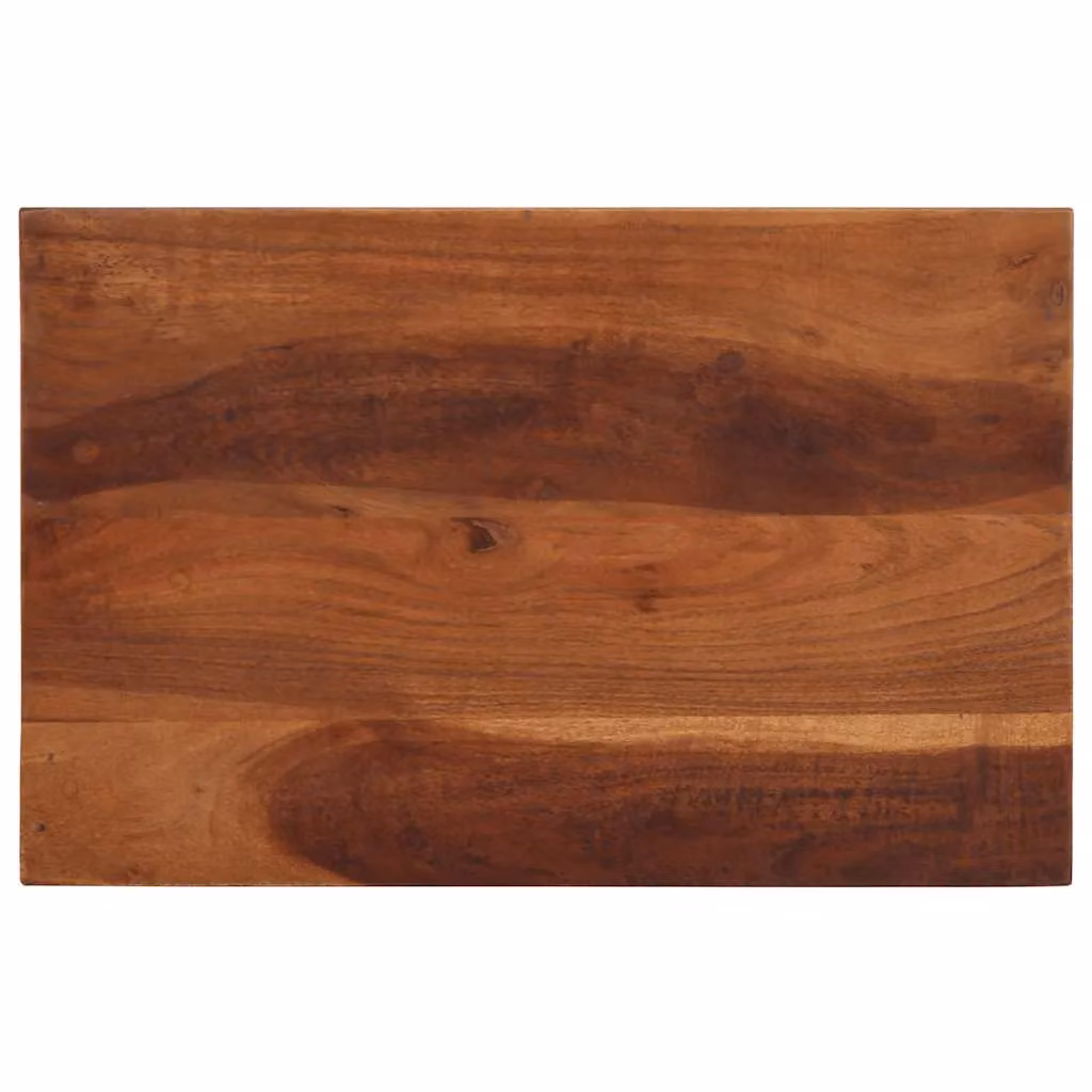 Berkfield Home Solid Wood Acacia Side Table in Brown, W/D/H: 30 x 45 x 45 cm – 3