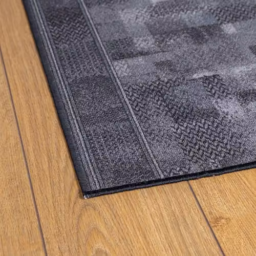 runrug Loop Pile Hallway Runner Rug in Grey, W/D/H: 80 x 300 x 0.54 cm – 4