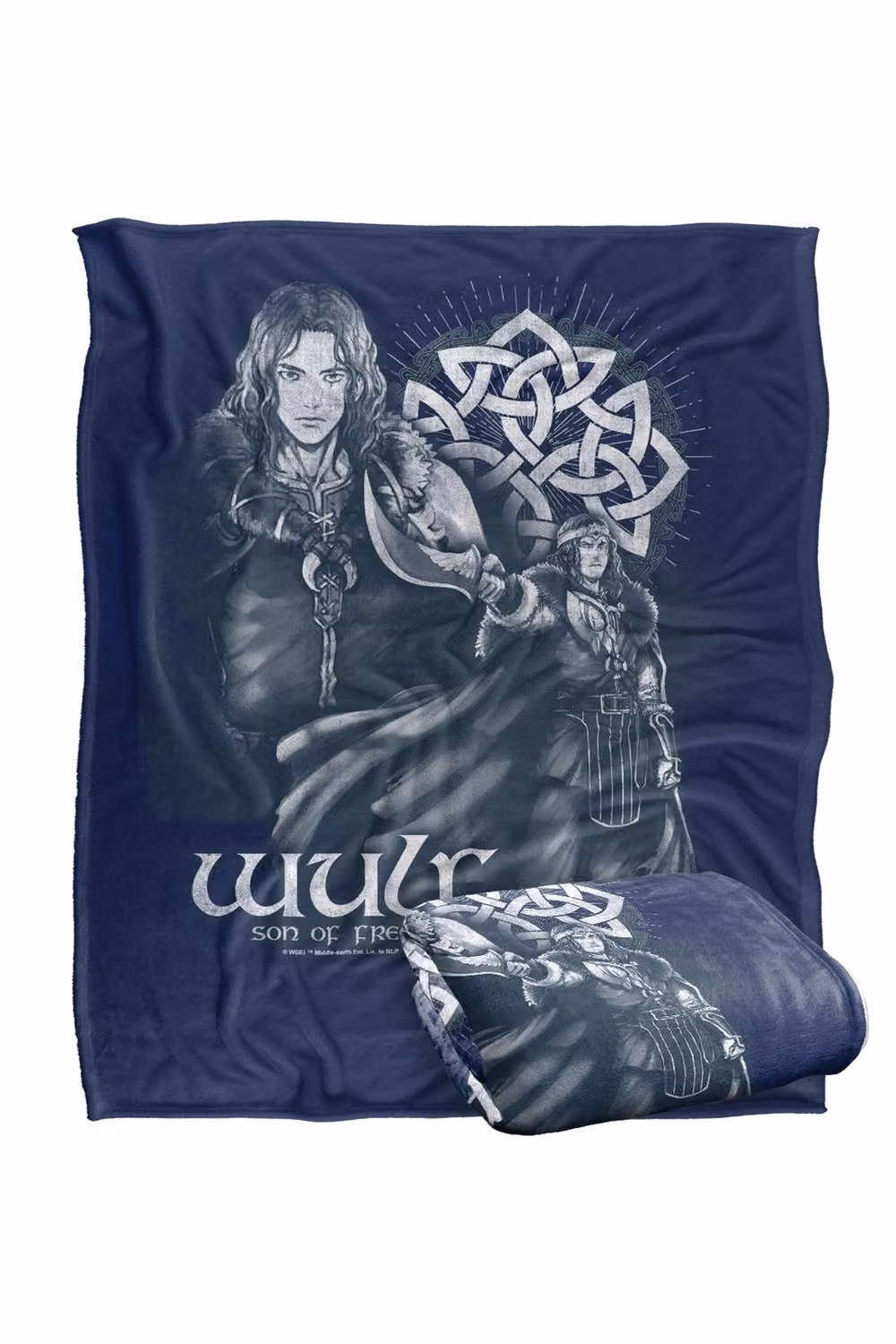 LOGOVISION Lord Of The Rings War Of The Rohirrim Wulf Sword Point Super Soft Silky Touch Fleece Throw Blanket, Multicolour, W: 152 cm, D: 127 cm – 7