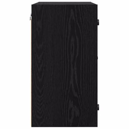 vidaXL Modern Wall Cabinet with Glass Doors in Black, W/D/H: 68 x 37 x 68.5 cm – 7