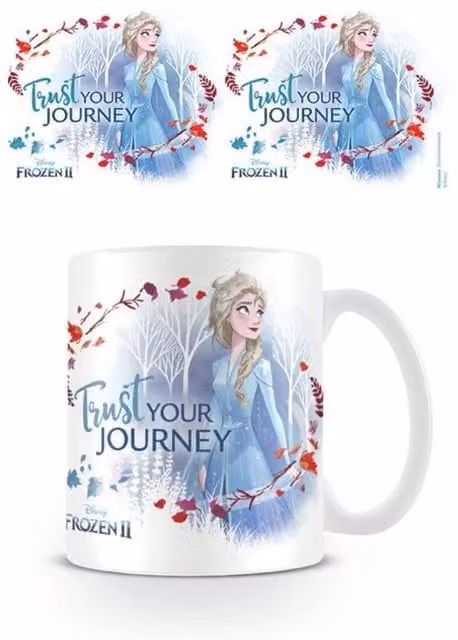 KDMD Frozen 2 Trust Your Journey Ceramic Mug in White