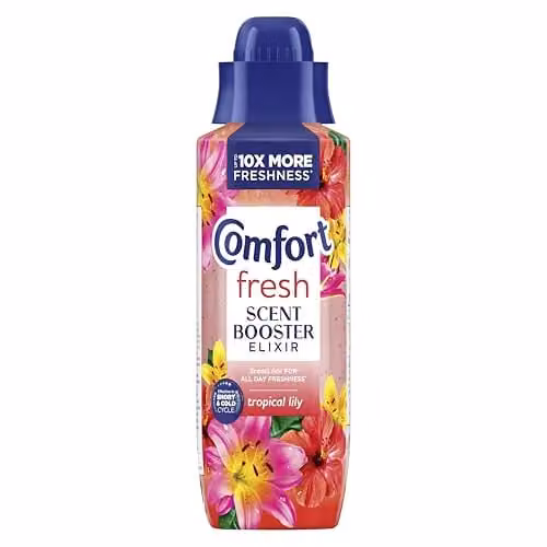 Comfort Fresh Tropical Lily Scent Booster with ScentLock Technology, 460 ml