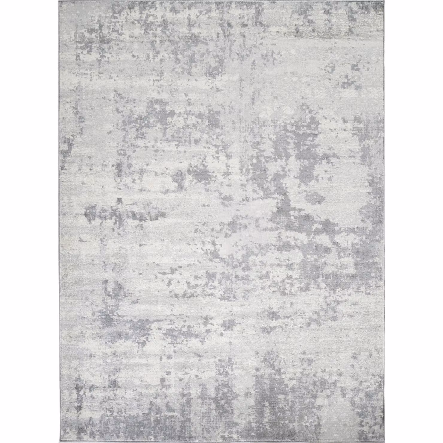 Livabliss Monaco Abstract Modern Marble Wool Rug in Grey and Blue, W: 140 cm, L: 200 cm – 2