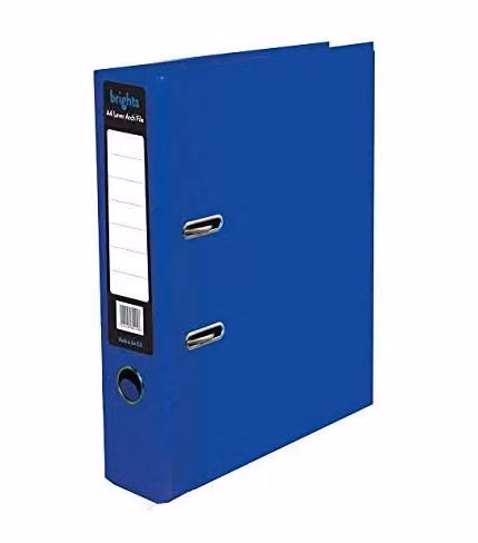Pukka A4 Lever Arch Files, 70mm Spine, Blue, Pack of 10