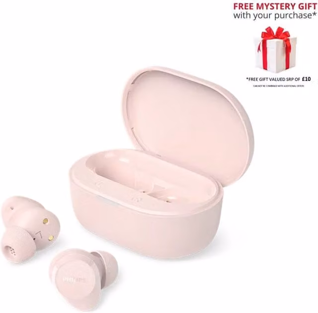 Philips True Wireless Bluetooth In-ear Headphones - Pink