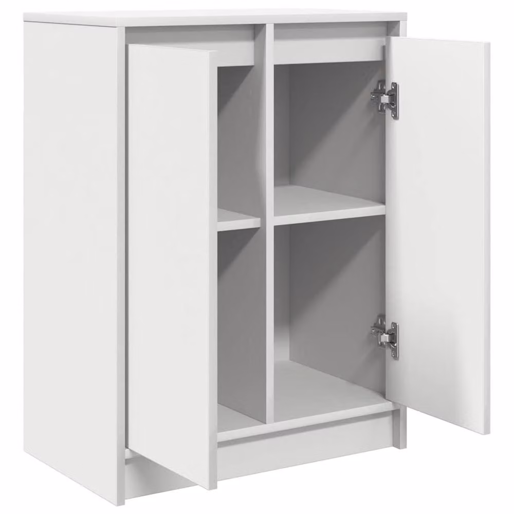 Berkfield Home White Matt MDF Sideboard, W/D/H: 57 x 34 x 76 cm – 2