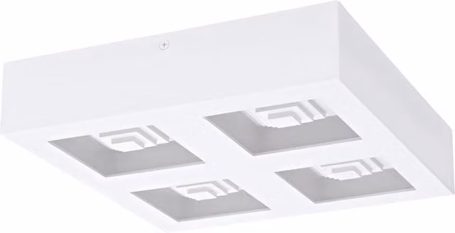 Loops Modern White Cube Wall and Ceiling LED Light W/D/H: 270 x 270 x 270 mm – 1