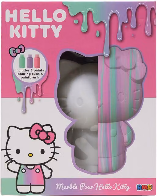 Hello Kitty Marble Pour Kit for Children, Multicolour