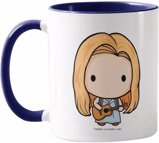 Friends Chibi Phoebe Ceramic Mug in White – 1
