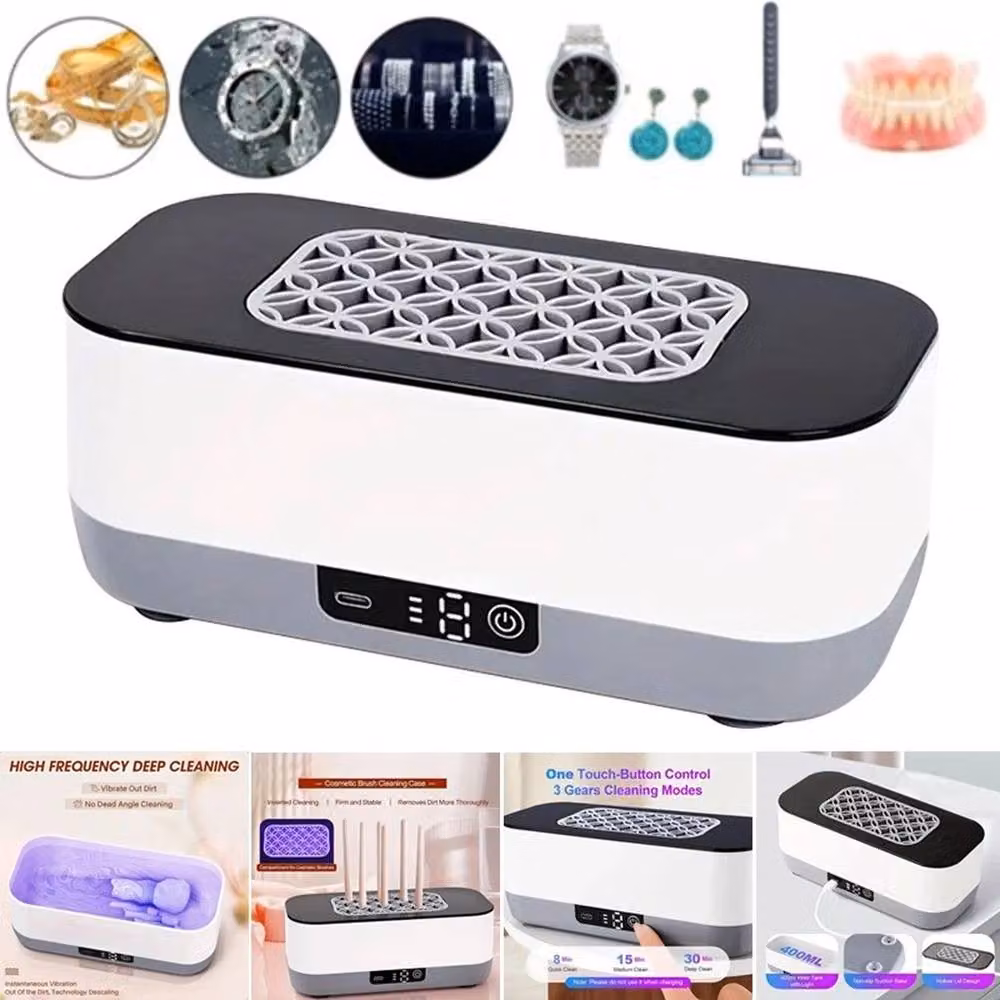 SPETLEK Ultrasonic Jewellery Cleaner Machine in White – 4