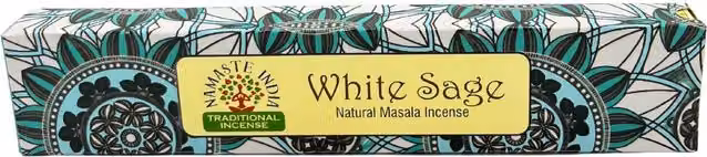 KDMD Namaste Mandala Masala Incense Sticks in White Sage and Brown – 1