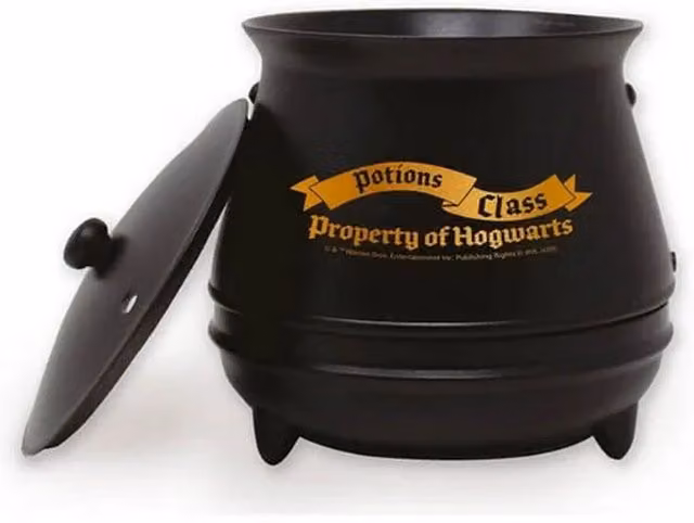 Harry Potter Ceramic Cauldron Mug with Lid, Black