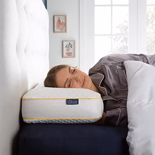 Snuggledown White Breathable Memory Foam Orthopedic Pillow for Side Sleepers, W/D/H: 64 x 38 cm – 3