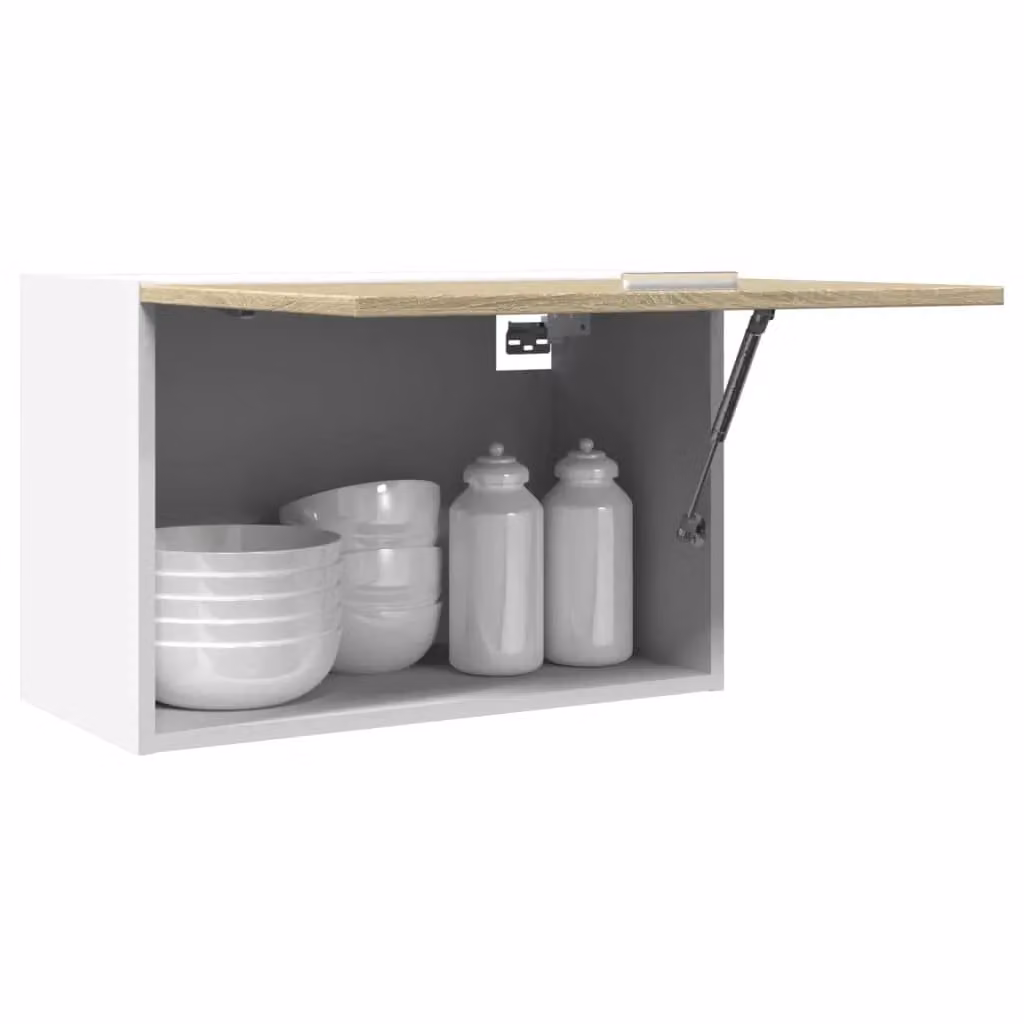 Berkfield Home Lyon Wall Mounted Hanging Kitchen Cabinet in Sonoma Oak Brown, W: 60 cm, D: 31 cm, H: 40 cm – 2