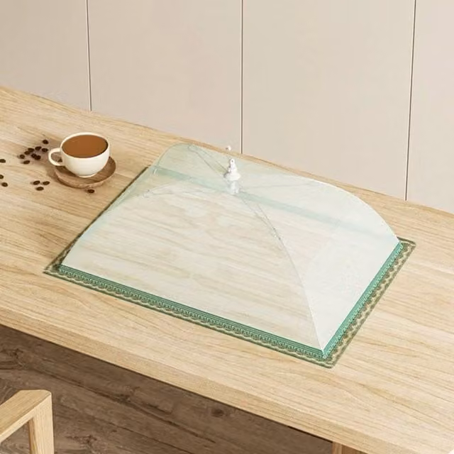 SPETLEK Foldable Mesh Food Cover, Green, W: 70 cm, D: 50 cm