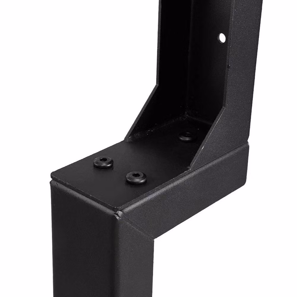 NESTLUNE Heavy Duty Fence Post Anchor Repair Kit, 4 Pieces, Black, W/D/H: 300 x 120 cm – 2