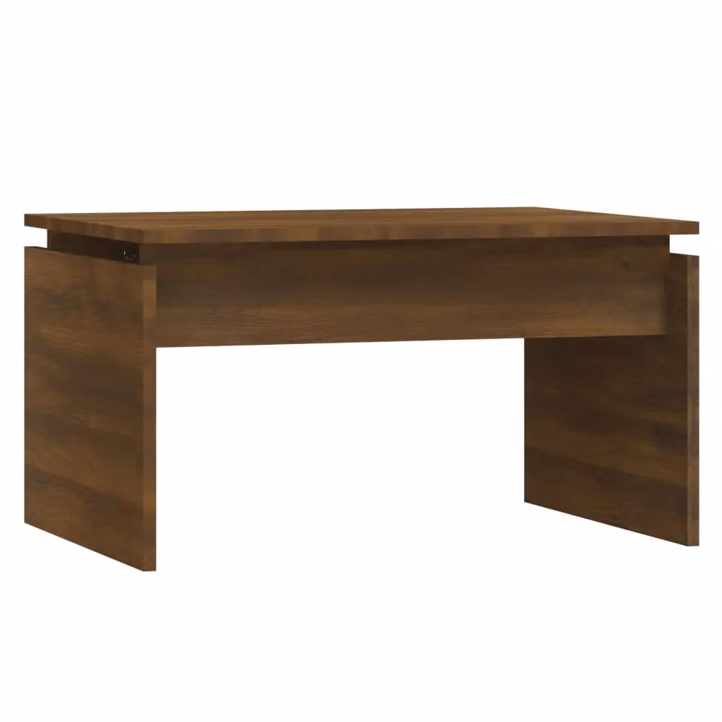 Berkfield Home Brown Oak Coffee Table, W: 68 cm, D: 50 cm, H: 38 cm – 2