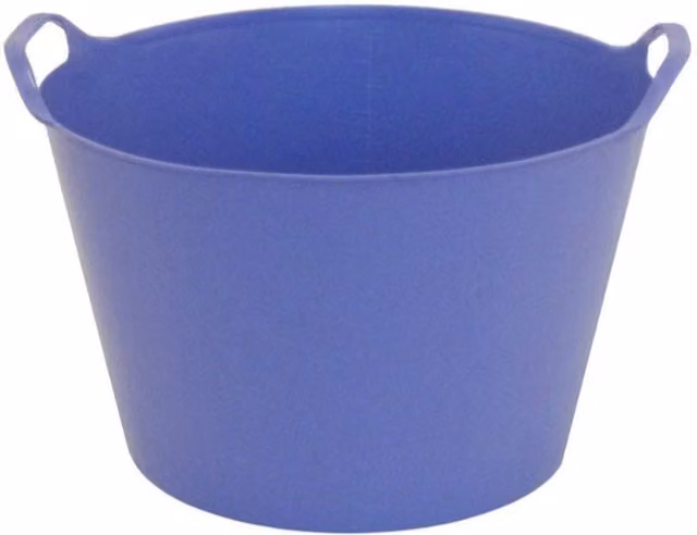 Garden Pride Trug Rubber Garden Bucket in Purple