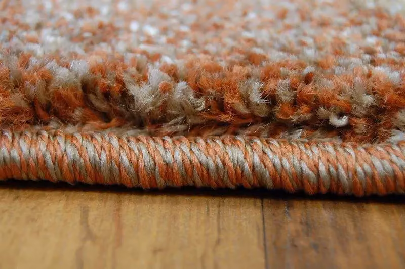 RugsX Shadow Abstract Modern Rug in Orange, W: 140 cm, D: 190 cm – 3