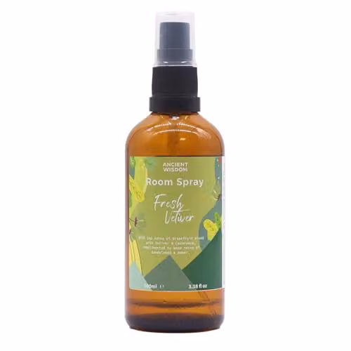 Ancient Wisdom Summer Room Sprays Collection in Amber Bottles