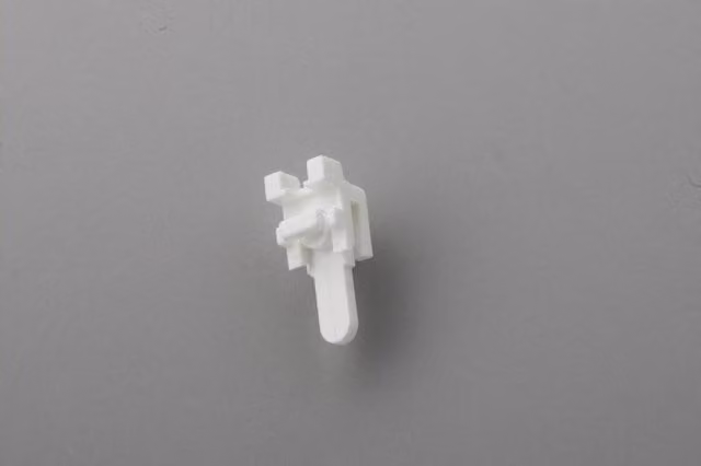 Swish Sologlyde White Plastic End Cap Pack of 2