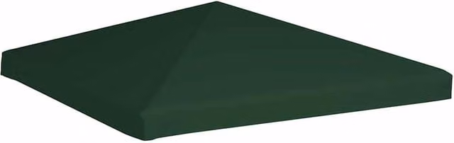 Berkfield Home Green PVC-Coated Polyester Gazebo Top Cover