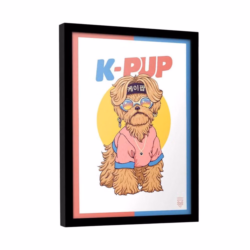Vincent Trinidad K-Pup Paper Poster Print in Dusty Pink – 2