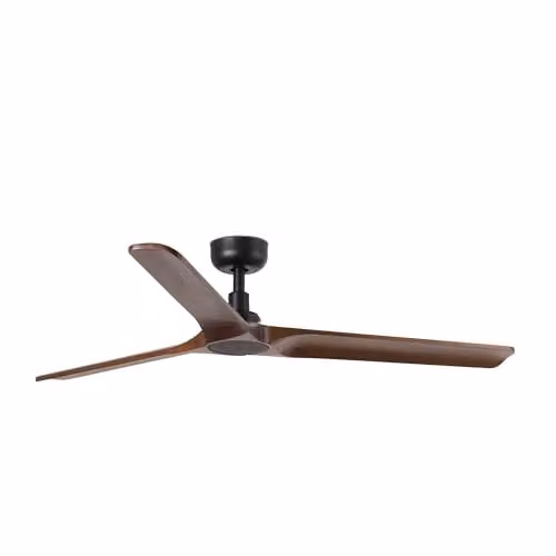 Faro Barcelona Heywood M Ceiling Fan in Black and Brown with DC Motor – 1