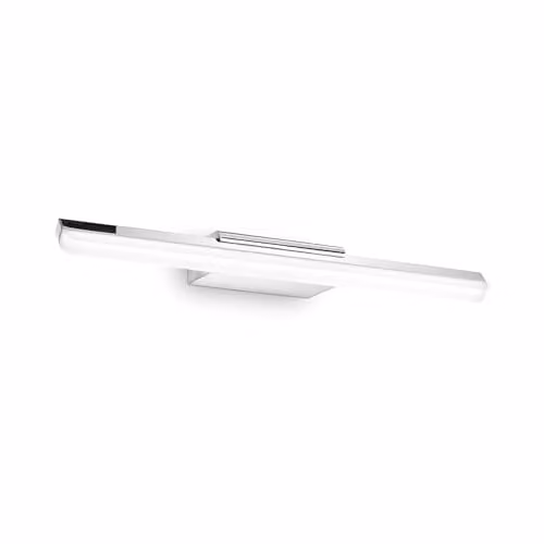 Ideal Lux Riflesso LED Large Chrome Bathroom Mirror Wall Lamp