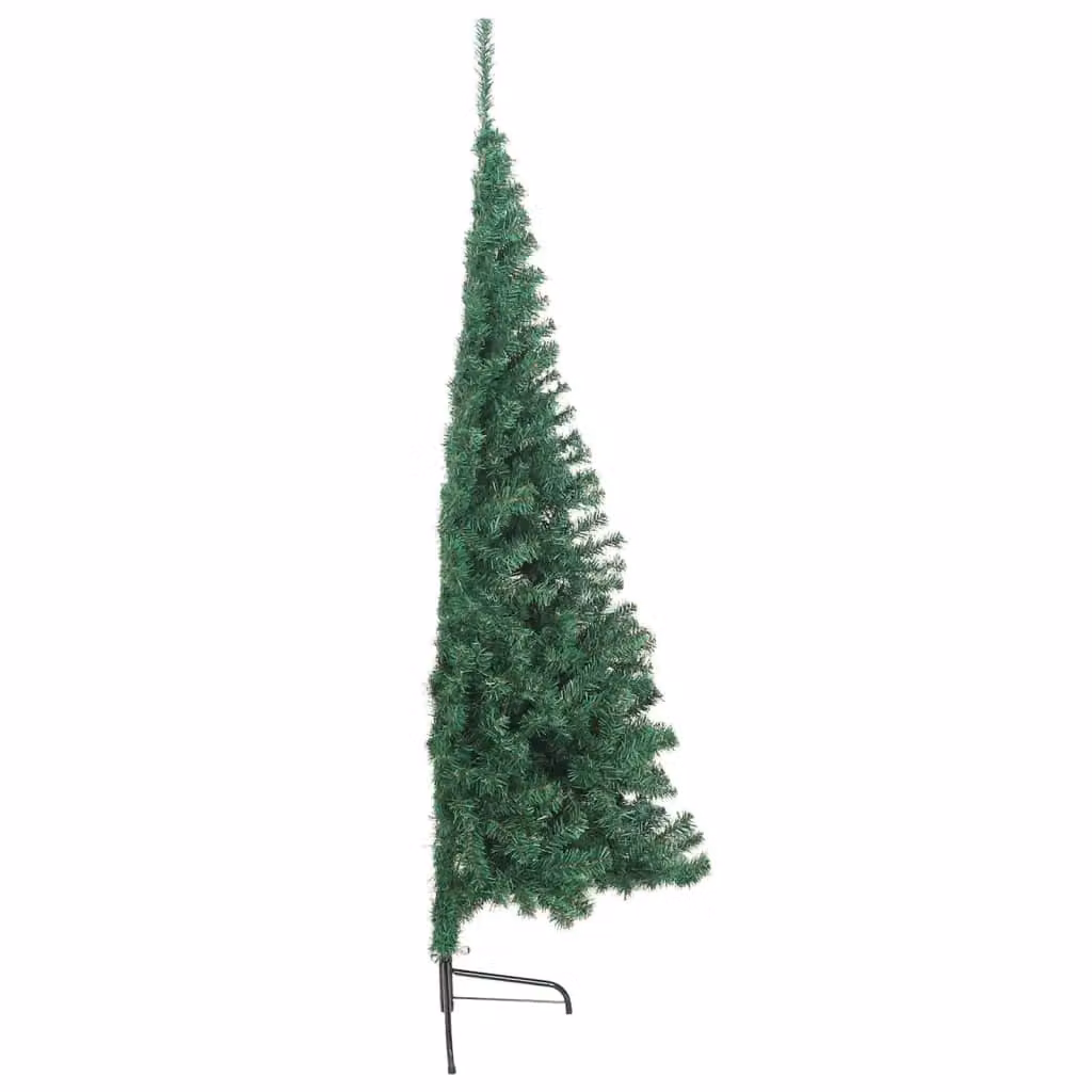 Berkfield Home Artificial Half Christmas Tree in Green with Stand, Height: 240 cm – 2