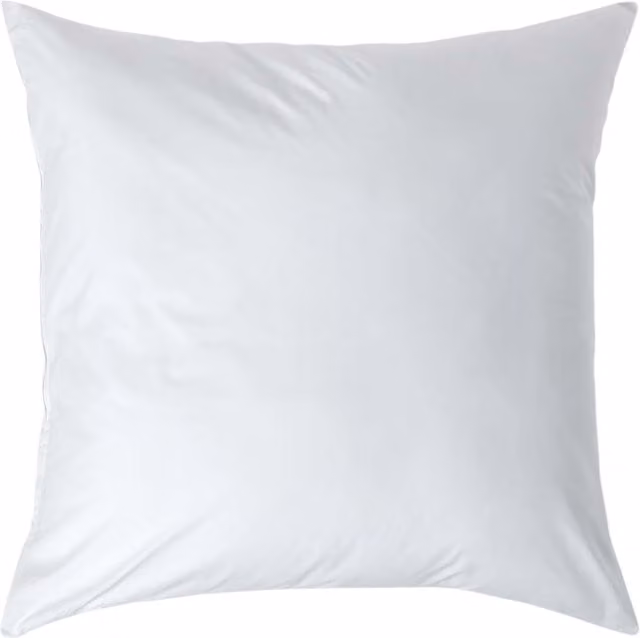 Homescapes 200 Thread Count Egyptian Cotton Percale Housewife Pillowcase, White, W: 80 cm