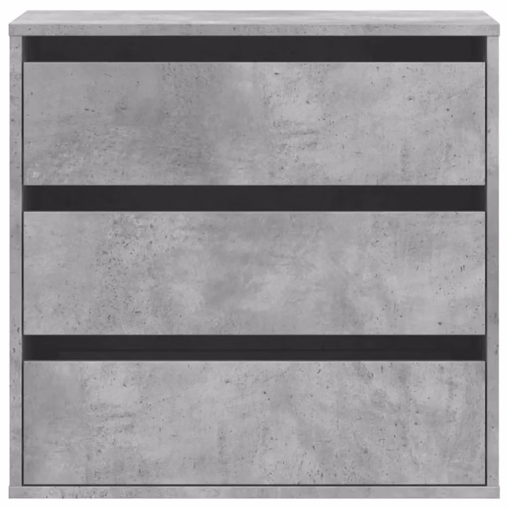 Berkfield Home Corner Chest of Drawers in Concrete Grey, W/D/H: 60 x 41 x 58 cm – 2