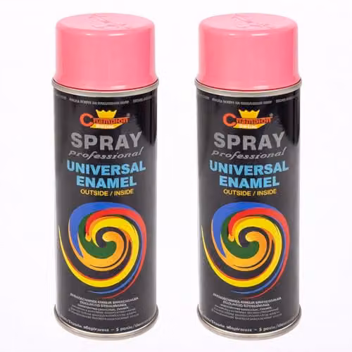 Sola Universal Gloss Enamel Spray Paint, Heather Violet (RAL 4003), 2 x 400 mL – 2